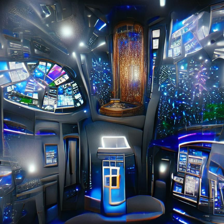 Futuristic TARDIS Interior Design