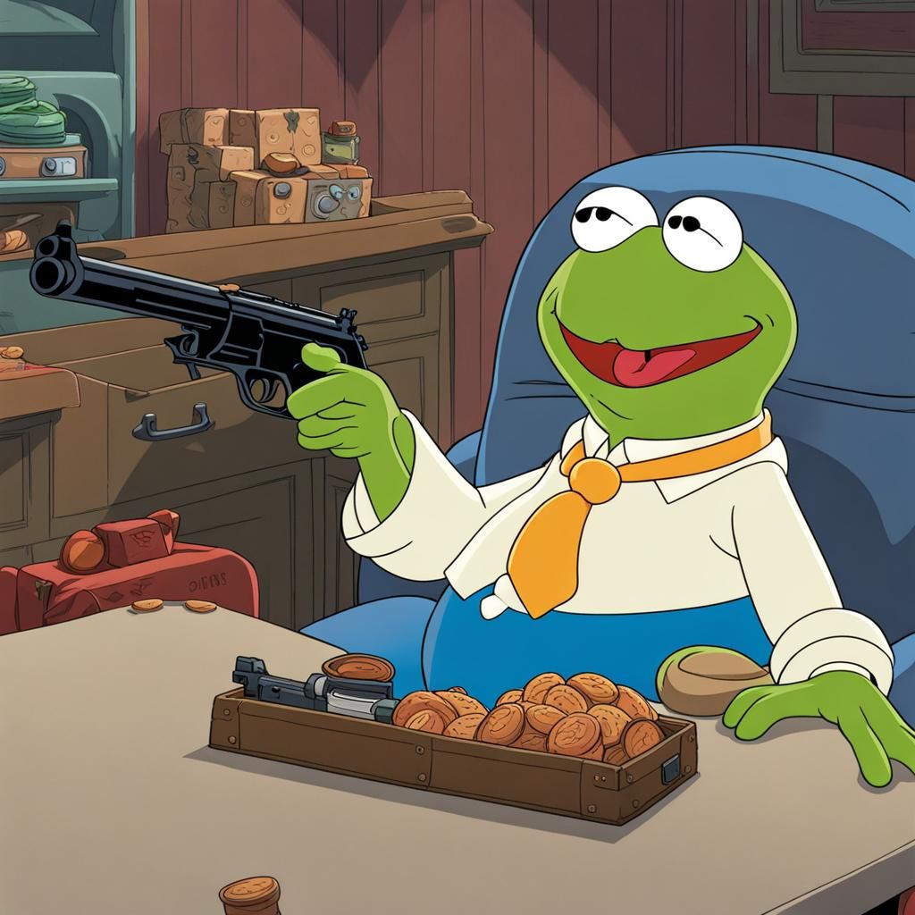 Peter Griffin and Kermit the Frog Mishap