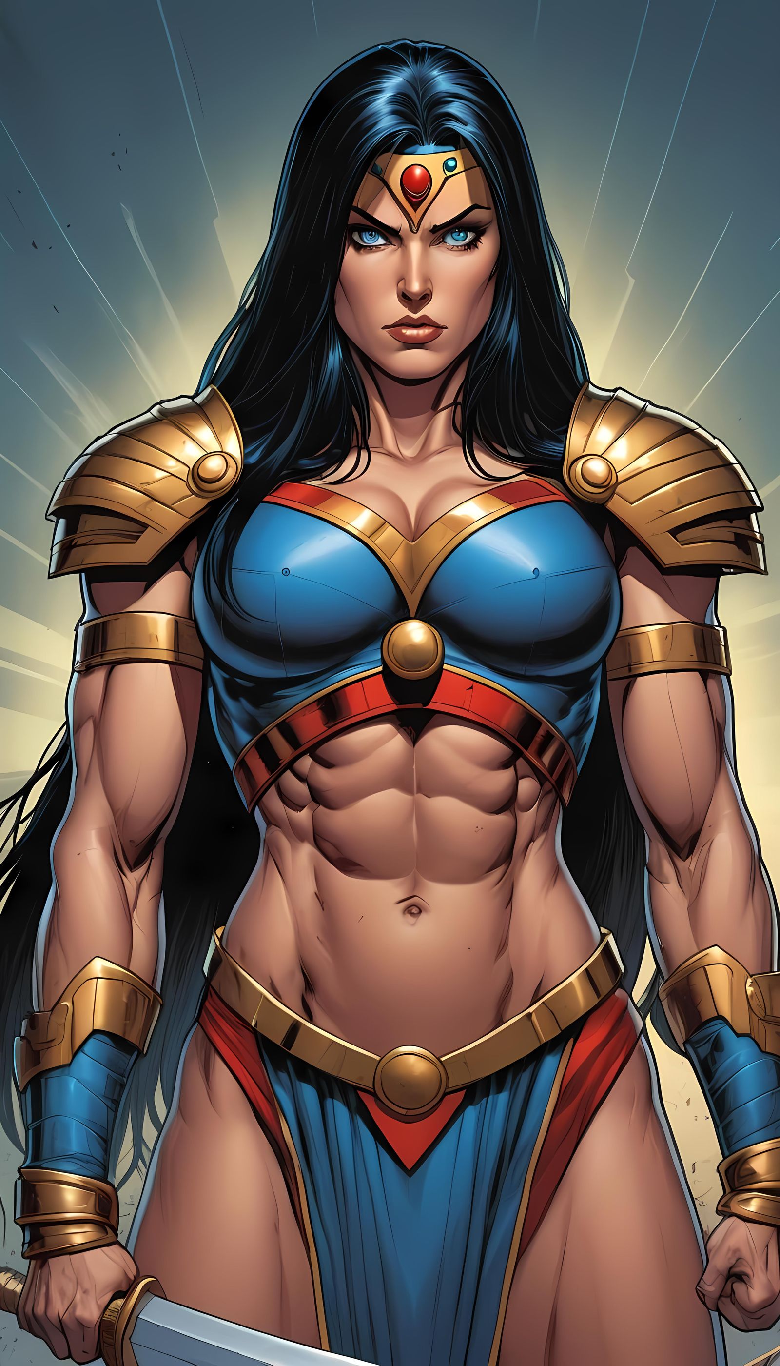 Big Barda: Muscular Heroine in Comic Book Art