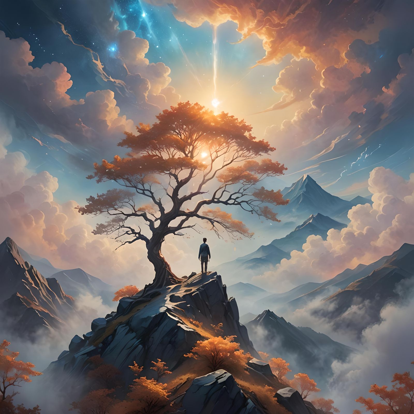 Yearning and Empowerment in Detailed Matte Painting