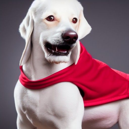 Diabolic Anthropomorphic Dog in Robe