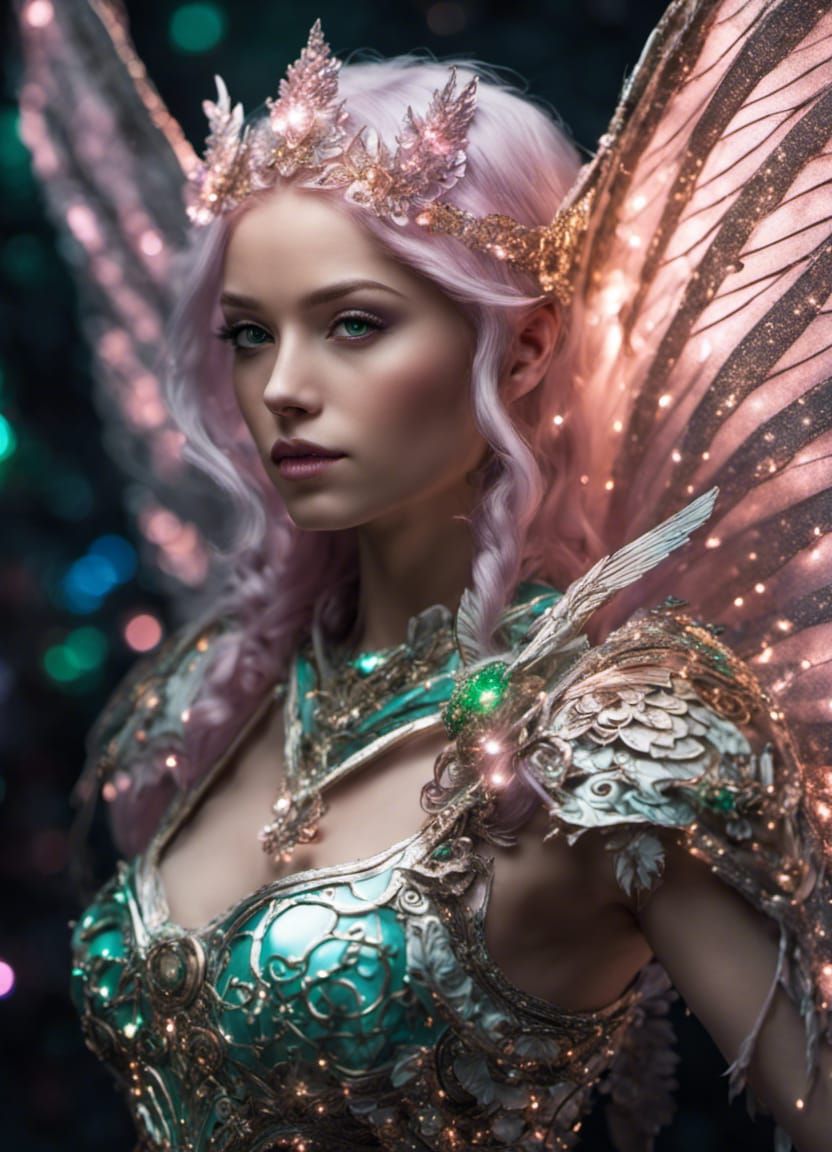 Fairy Warrior of Glitter in Celestial Armor