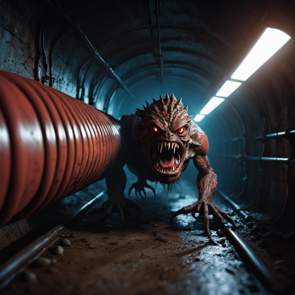 Cinematic Horror: Red Tube Terror in 8K