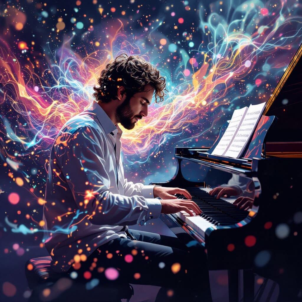 Pianist's Synesthesia: A Colorful Musical Experience