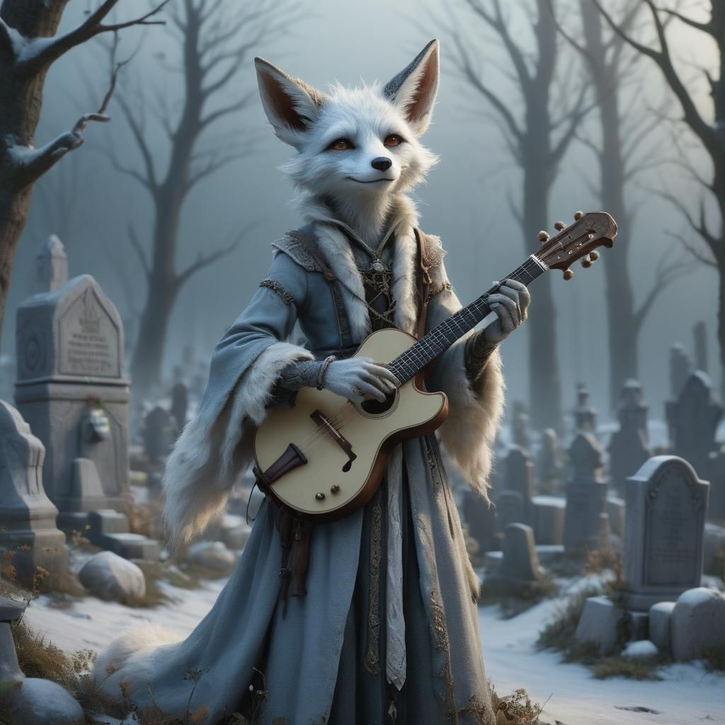 white Fox, funeral musician