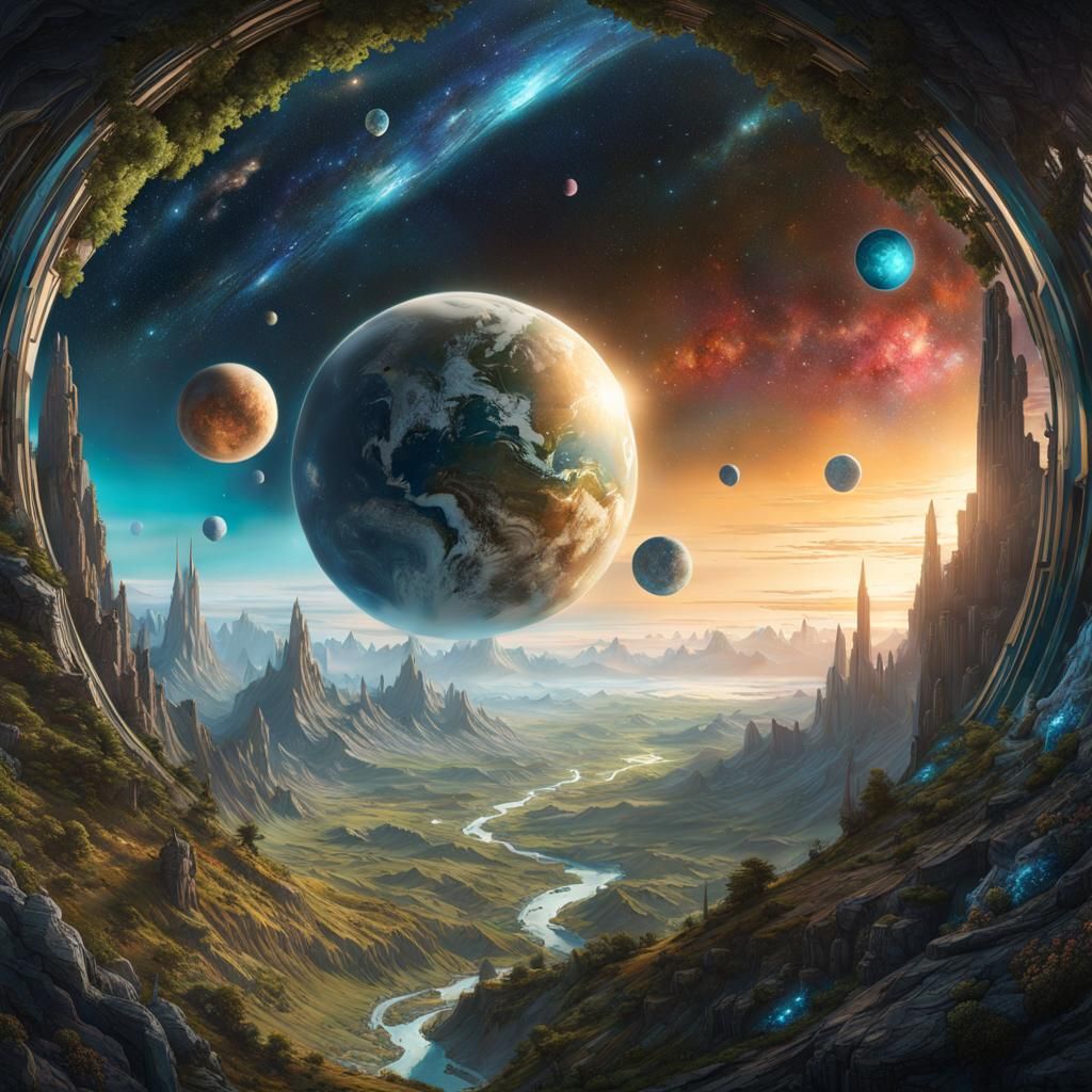 Glass Earth and Track in Fantasycore Style