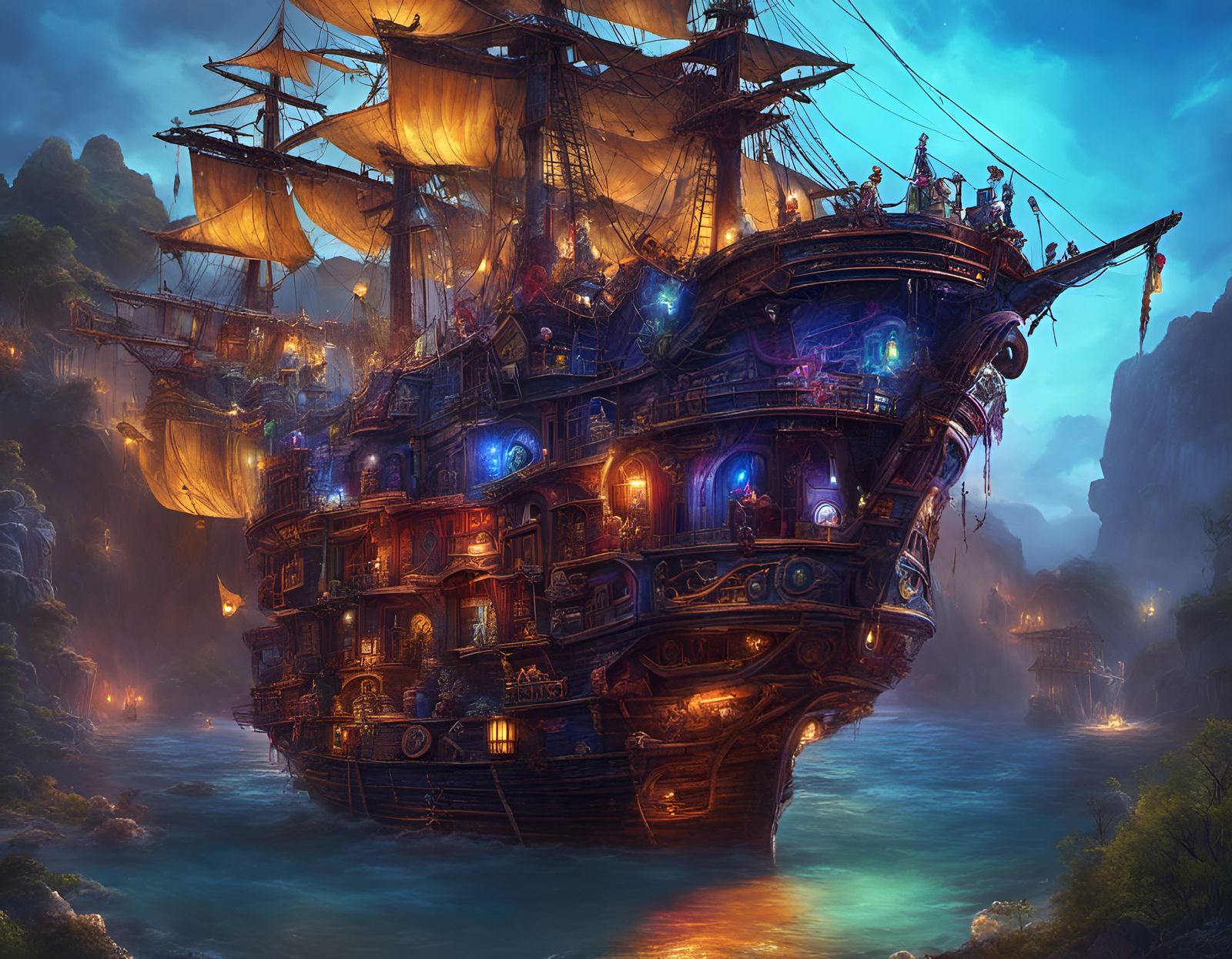 Astral Pirate Hideout on Skull Island