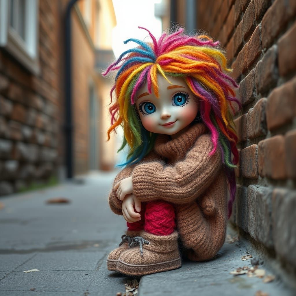 Things Made of String ( littel Girl )