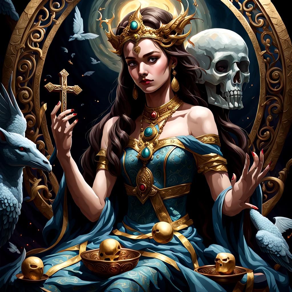 Malicious Goddess Playing with Life