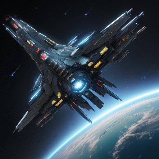 Alien Samurai Crew in Space Battleship Yamato