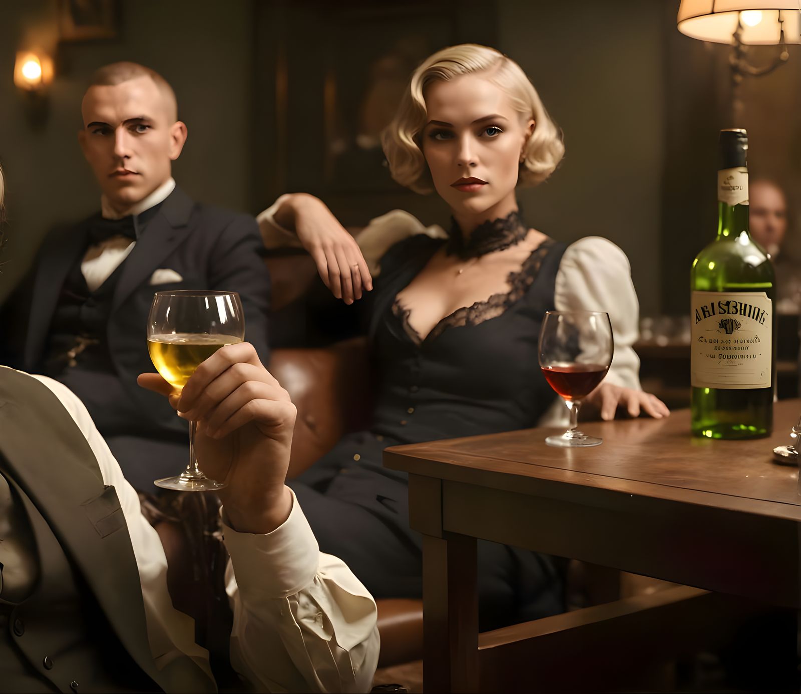 Dashing WWI Soldier in Steampunk Splendor