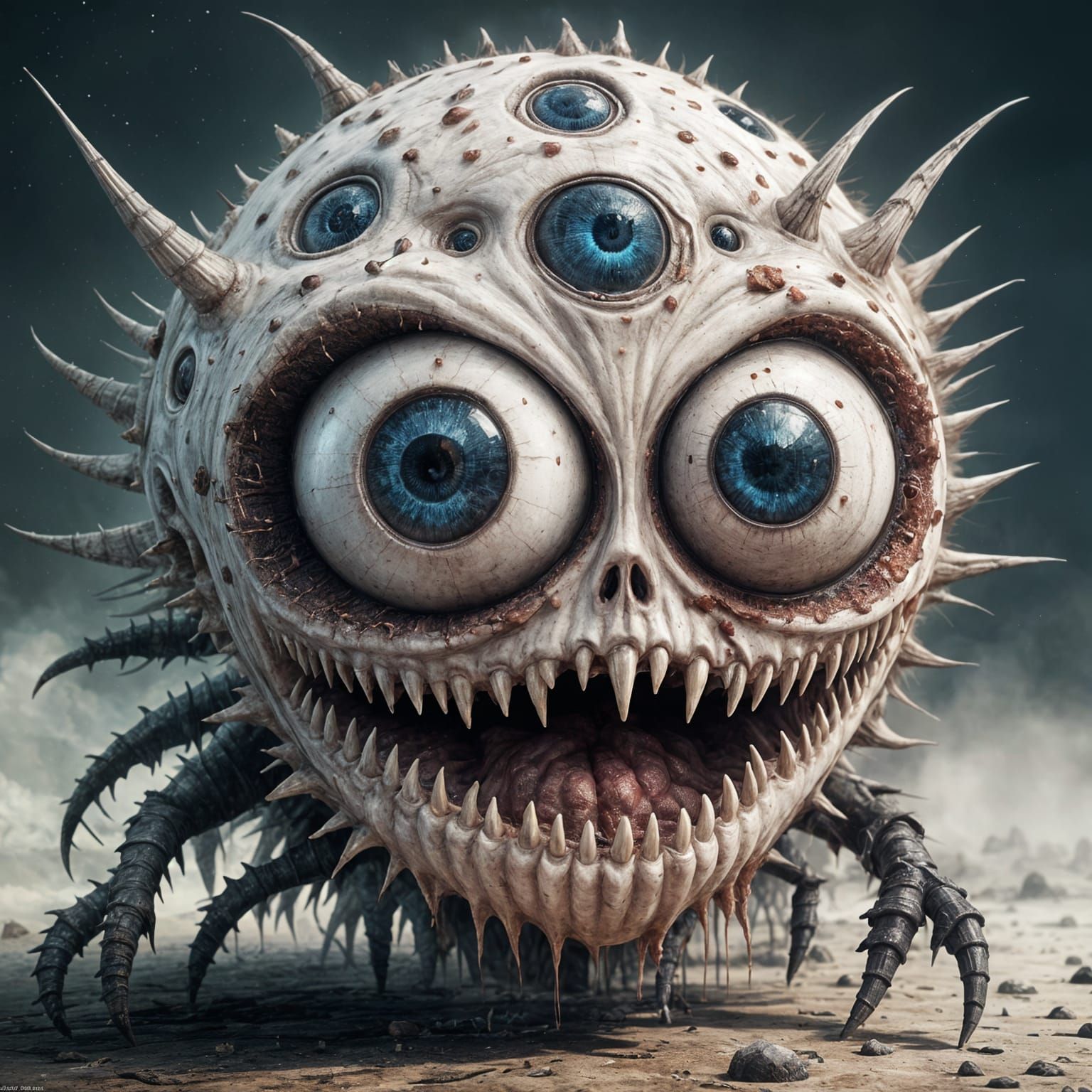 Creepy Realistic Matte Painting in 8K