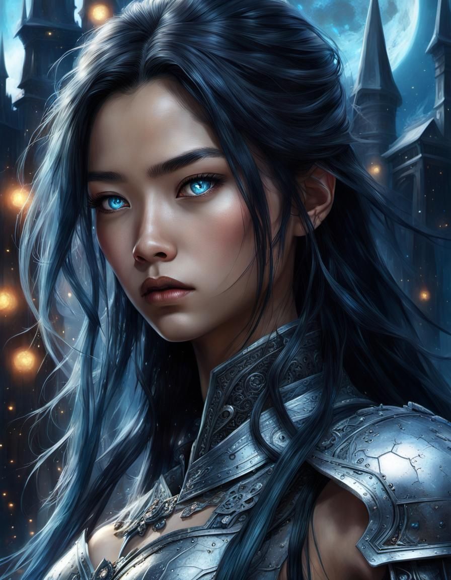 Young Adult Story Character Concept Art: The Witch Knight