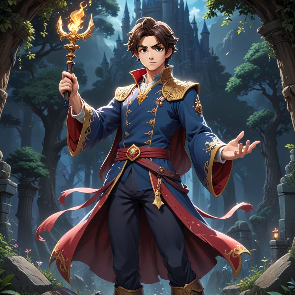 Hades in Disney Anime Style