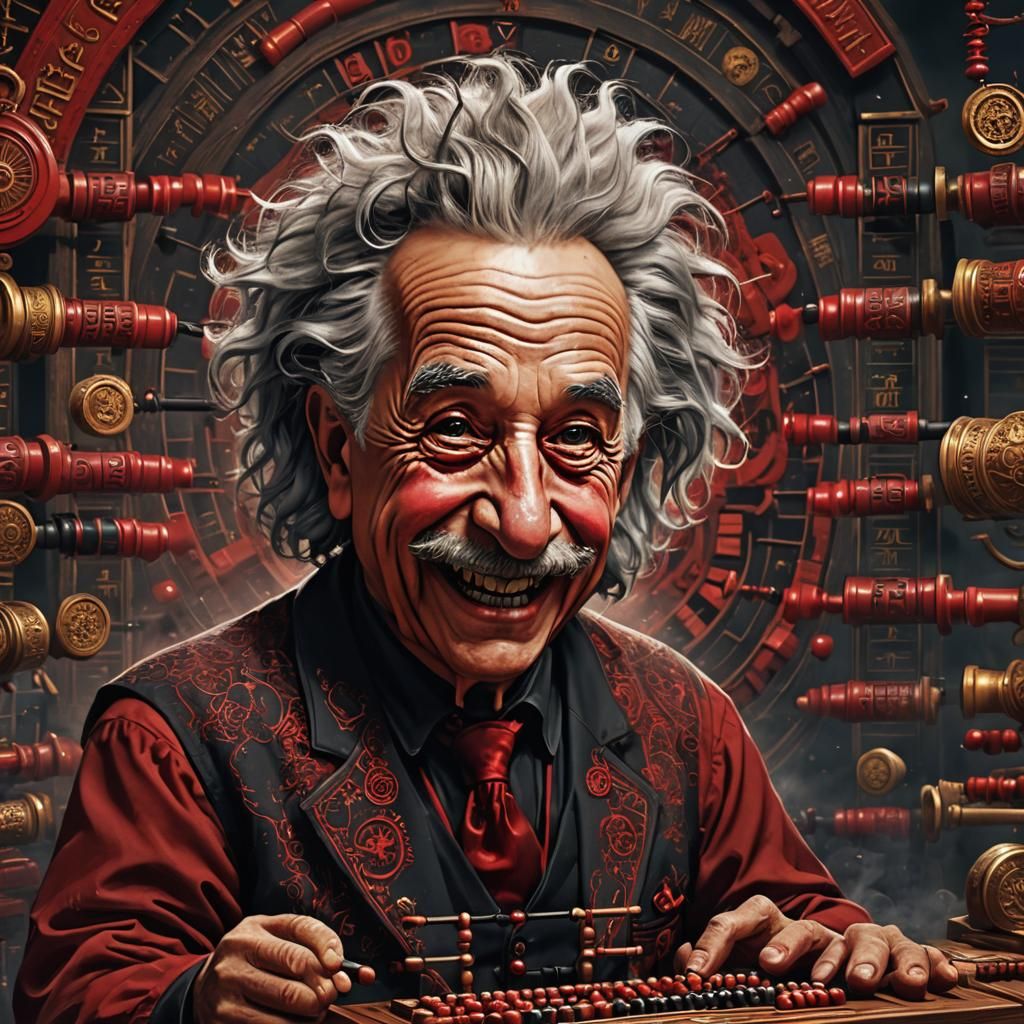 Satanic Albert Einstein