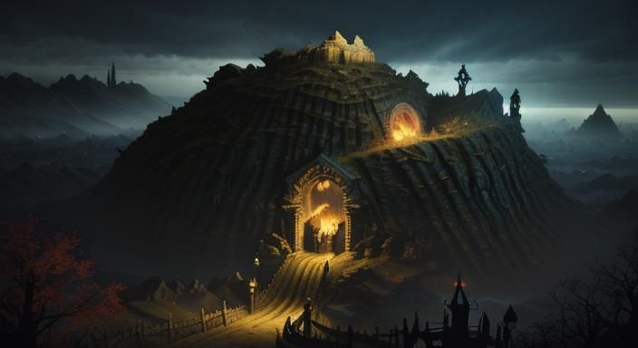 Eldritch Macabre Masterpiece: Supernatural 3D Shading