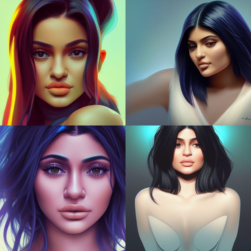 Hyperdetailed Portrait of Kylie Jenner in Unreal Engine 5
