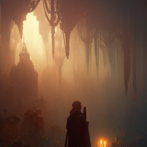 Dark Fantasy Christmas, Hyperdetailed Concept Art