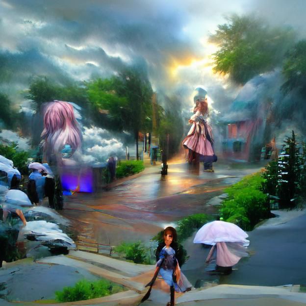 Raindrops on Glass: An Urban Window View