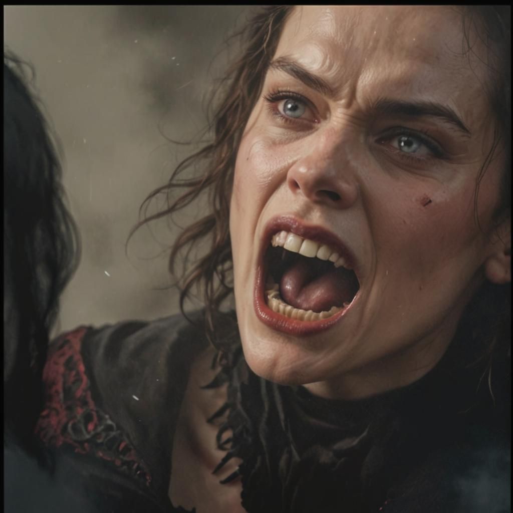 Dark Fantasy Vampire Portrait with Daisy Ridley