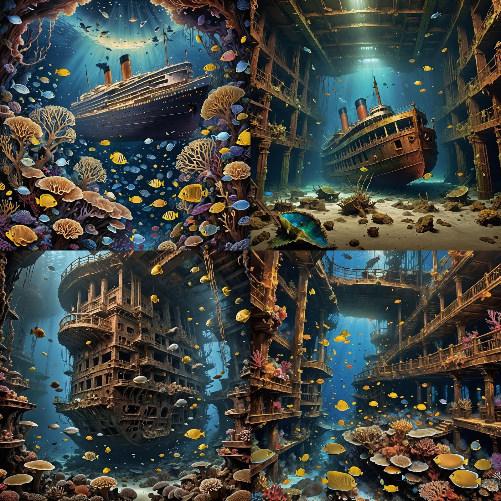 Titanic Underwater: An 8K Marine Spectacle