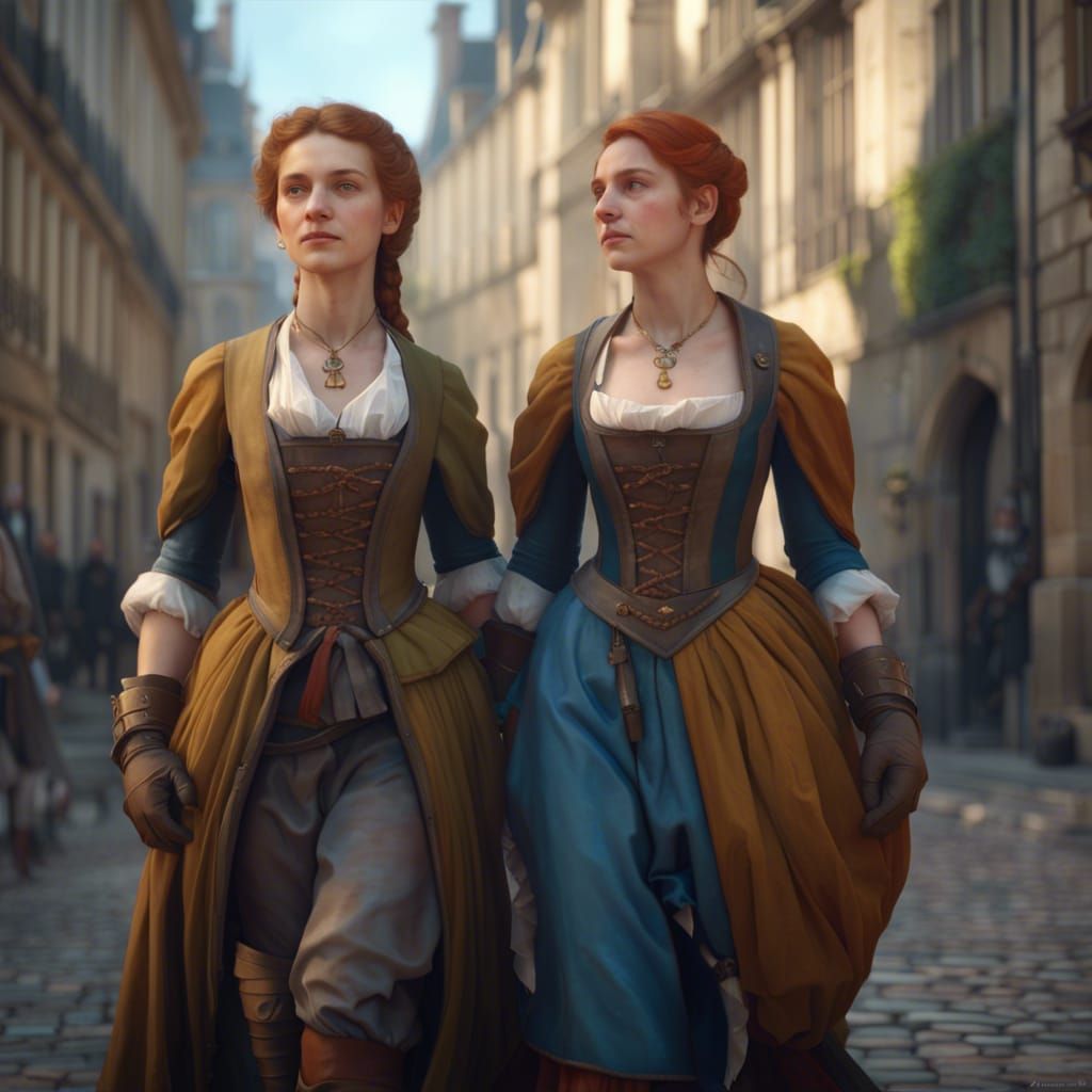 Young Lady Anne Gray and Anne Boylen