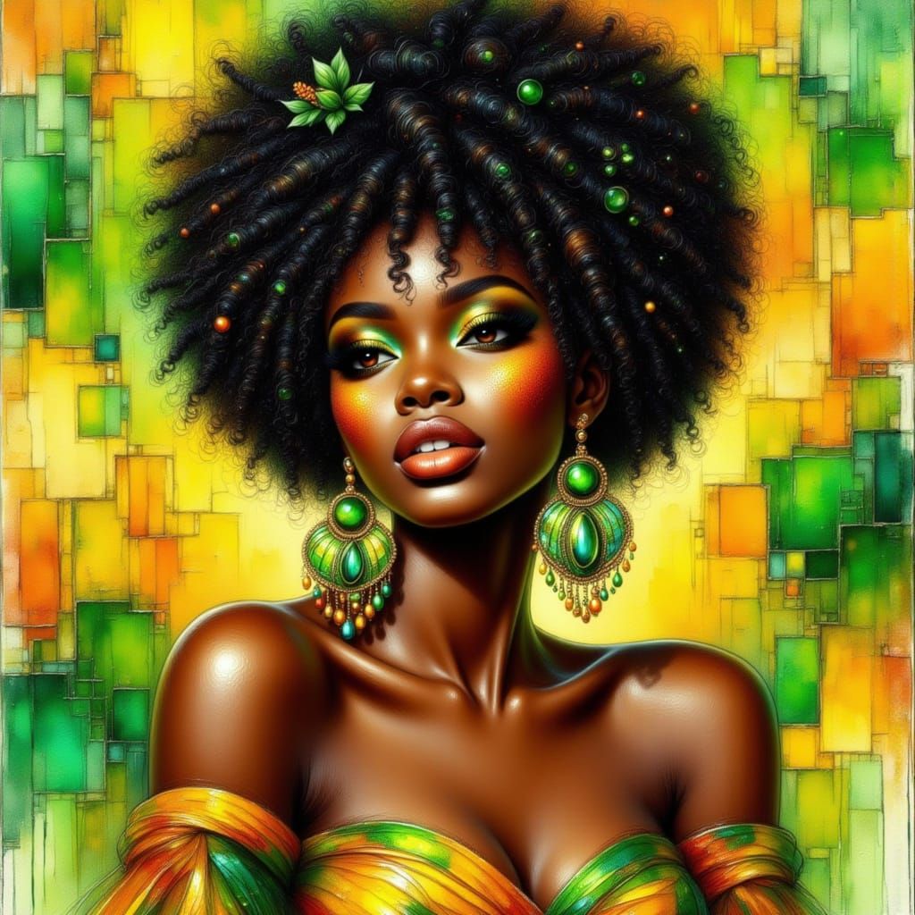 Afro beauty