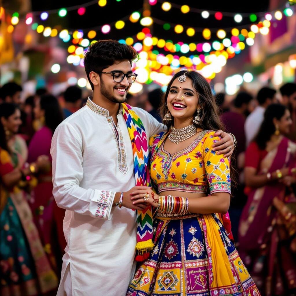 Joyful Navratri Garba Night Celebration