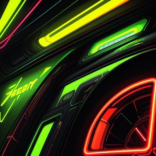 Alien in Neon Clothing: Hyper-Realistic Sci-Fi Art