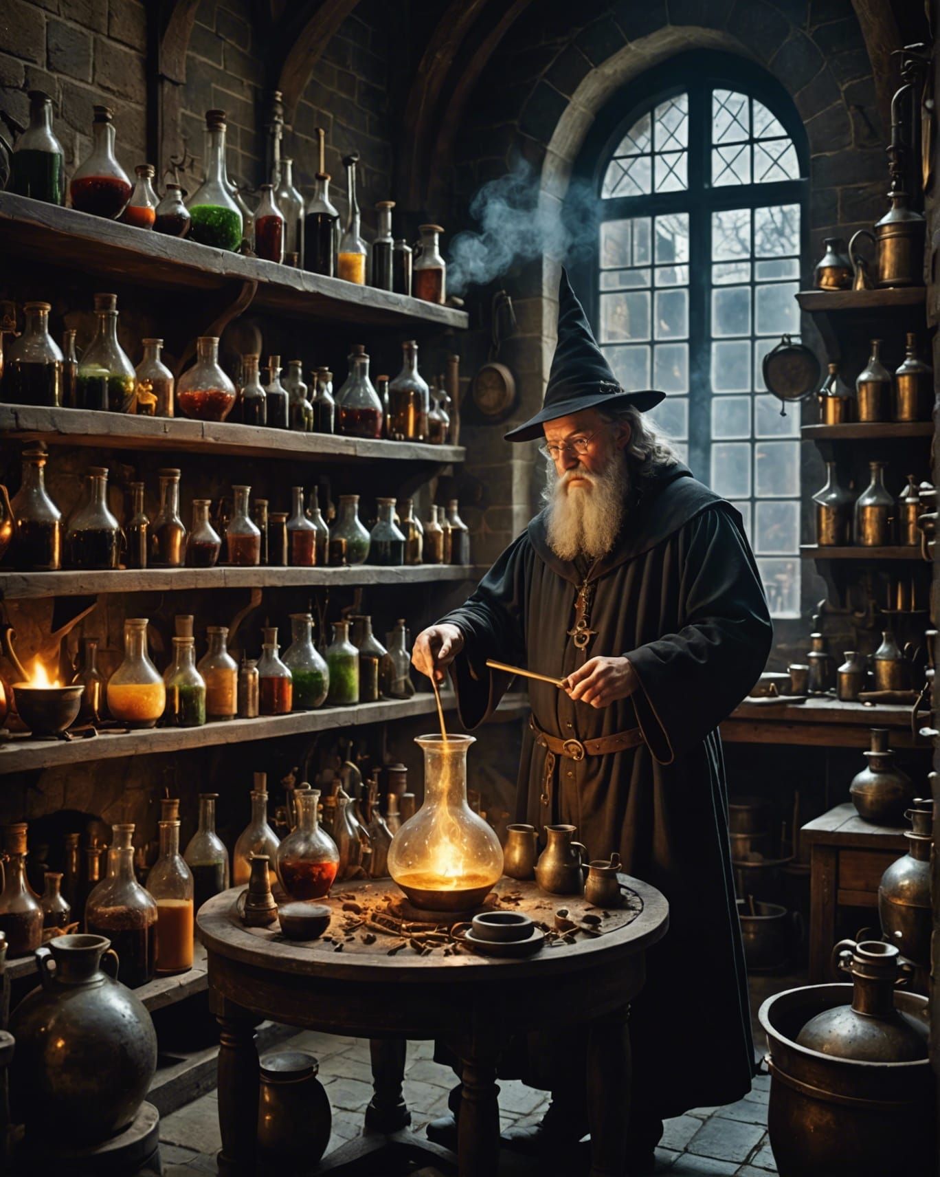 Alchemist at work