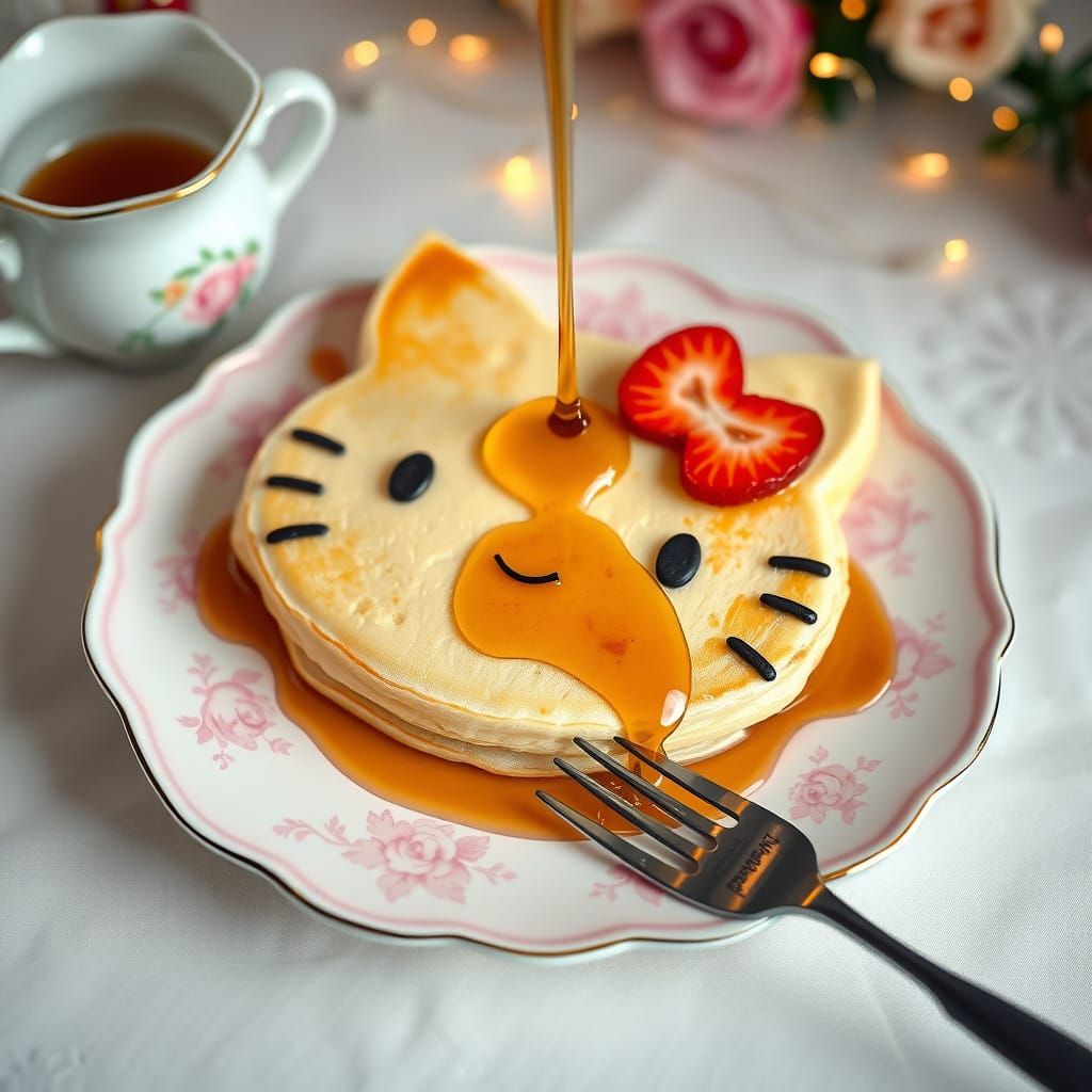 Whimsical Breakfast in Vintage Style