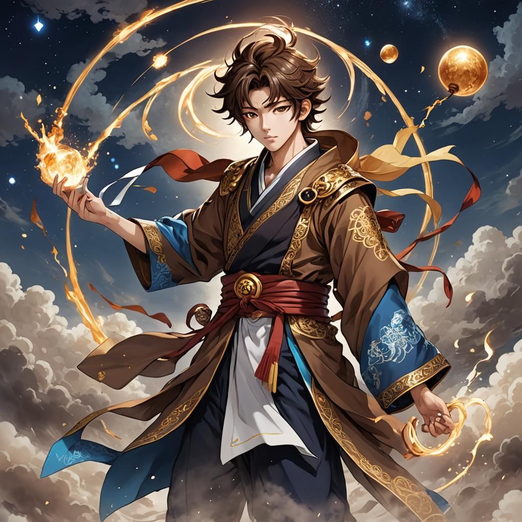 Handsome High School God on Cosmic Cloud