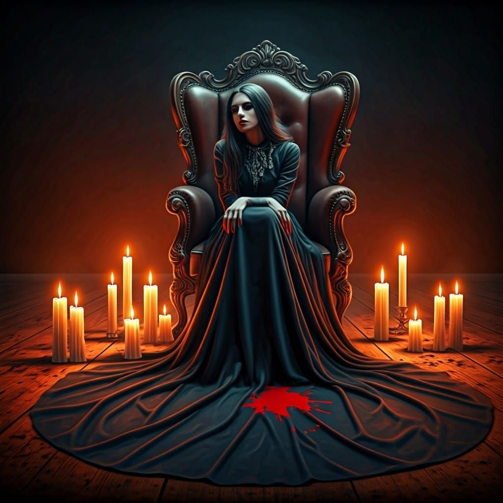 Ominous Friday the 13th in a Surreal Style