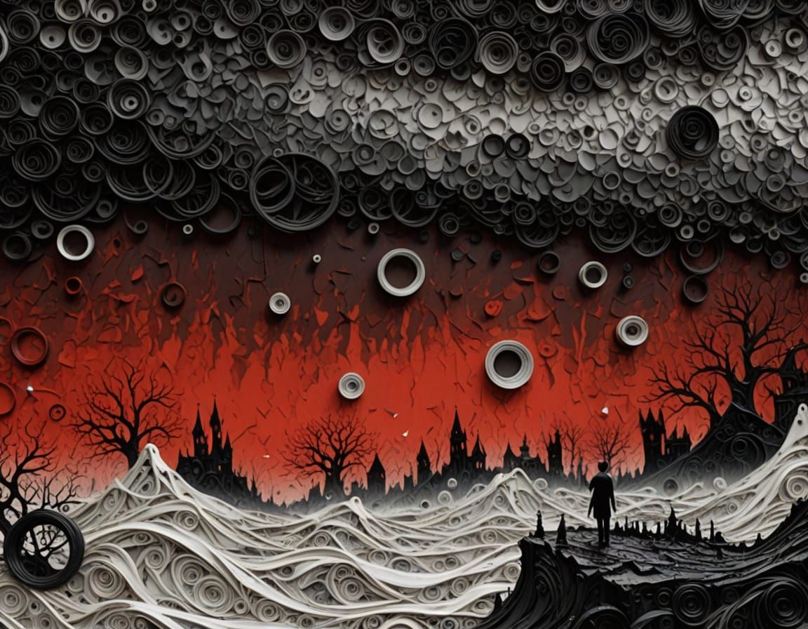 Existential Void in a Circle of Grey