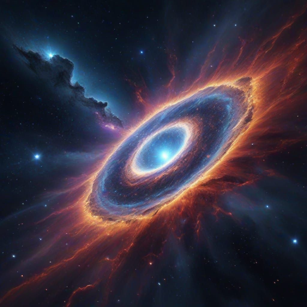 Cosmic Entity of Nebulae and Stardust in Hyper-Realistic 3D ...