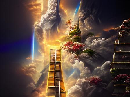 Abstract Image of Stairs