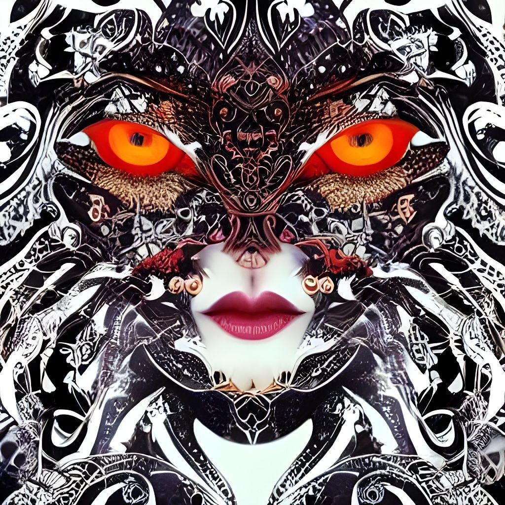 Fiery Cat Spirit in High-Definition CGI