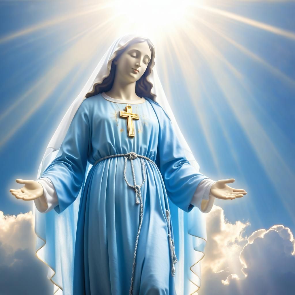 Holy Virgin Mary in Divine Light