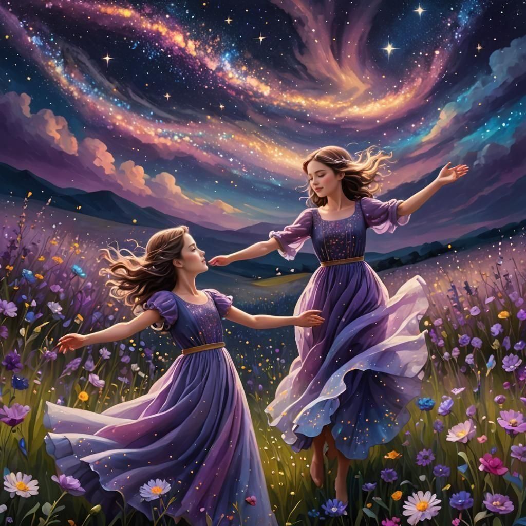 Naive Art Starry Night