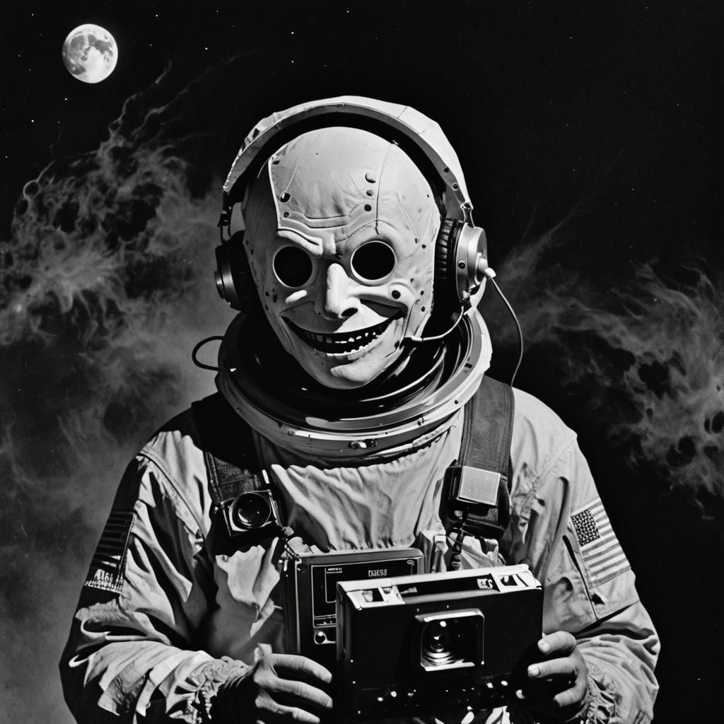 Sinister Ghoul Disrupts the Moon Landing