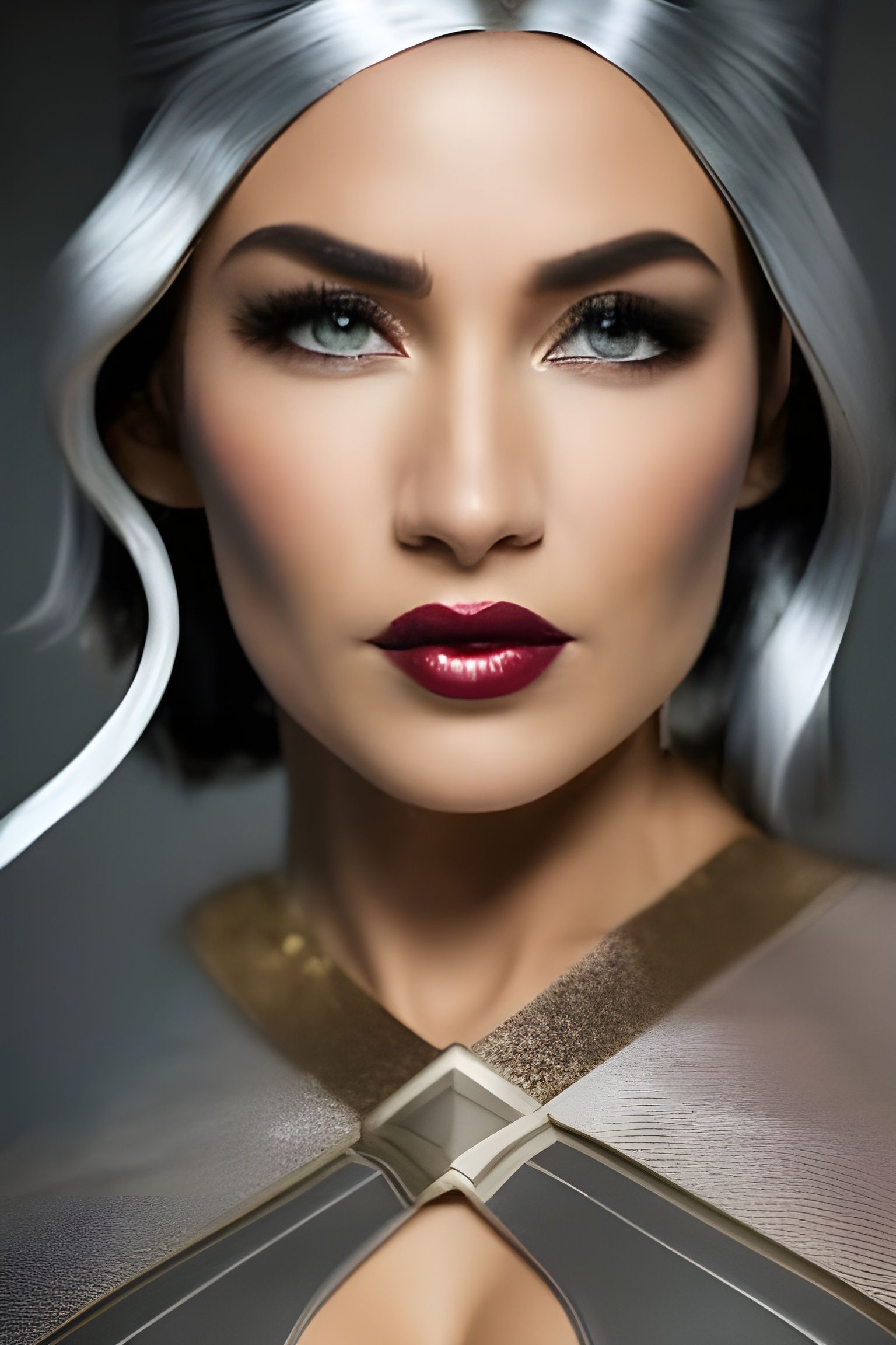 X-Men Rogue Portrait in Sci-Fi Style