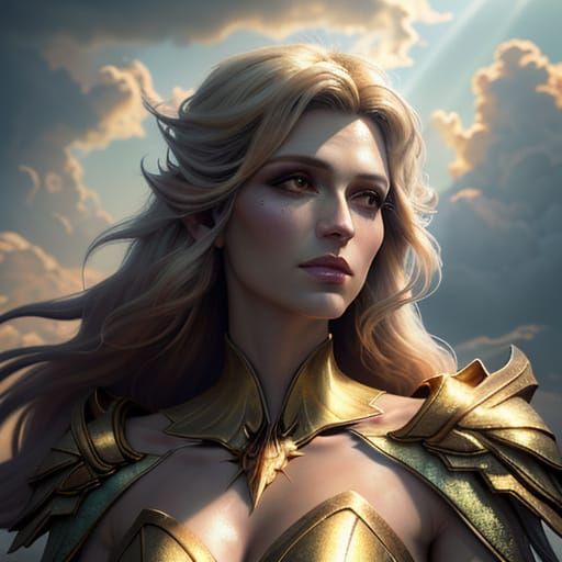 Radiant Voskora Alludra in Golden Hour Light