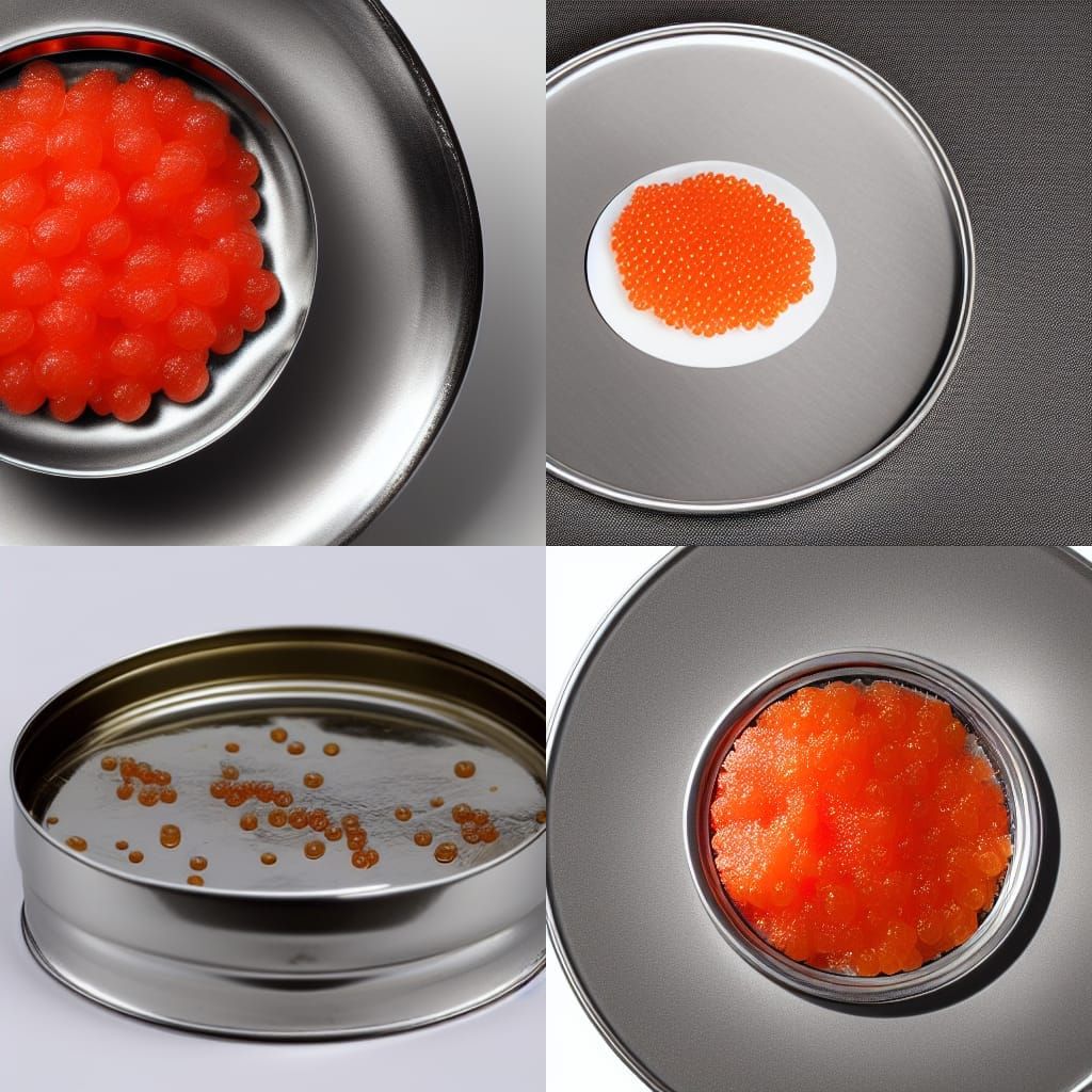 Elegant Salmon Caviar Still Life