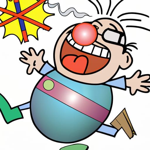 Mr. Silly Laughs at Nuclear Explosion