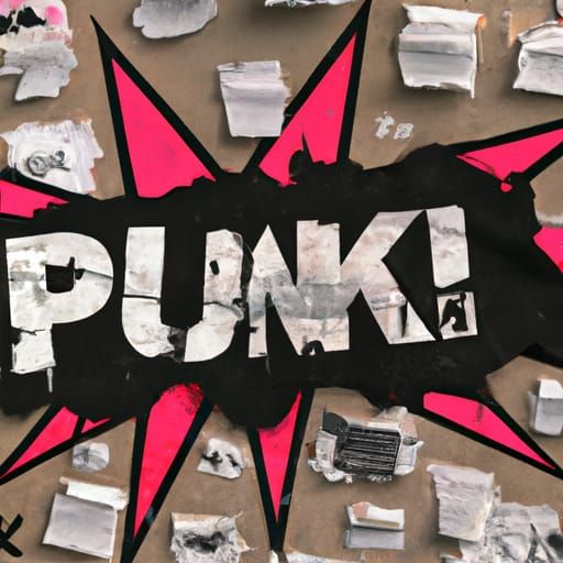 Punk Graffiti Art on City Walls