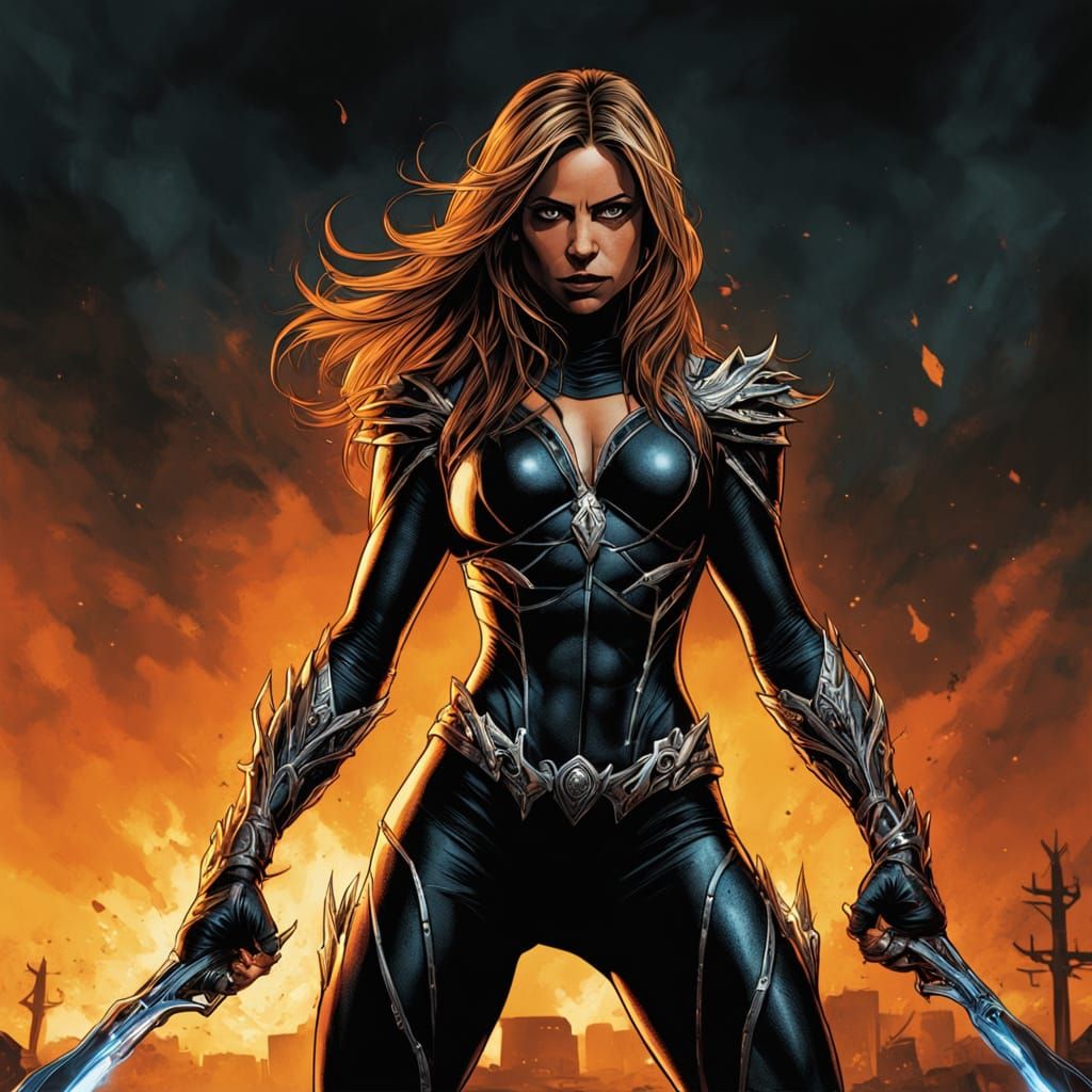 Sarah Michelle Gellar as Buffy Witchblade