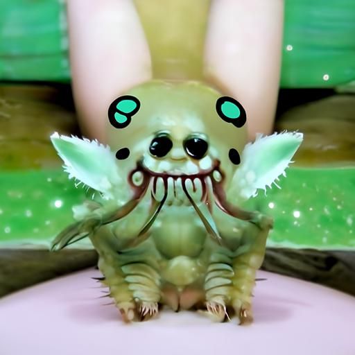 Adorable Kawaii Creature Illustration