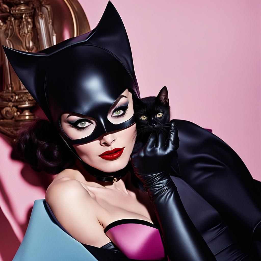 Julie Newmar portraying Catwoman
