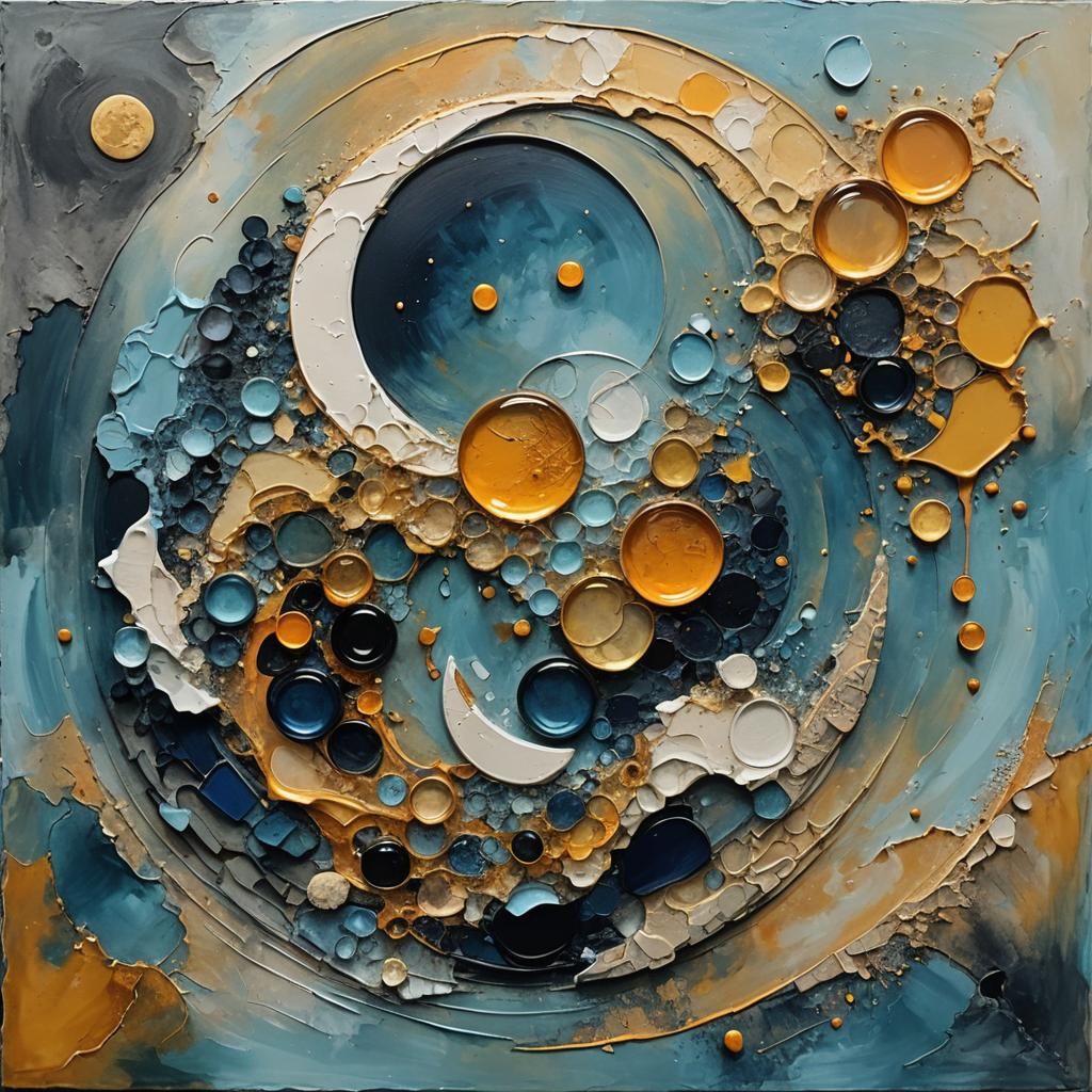 Abstract Art: Immortal Air and Stone Heart