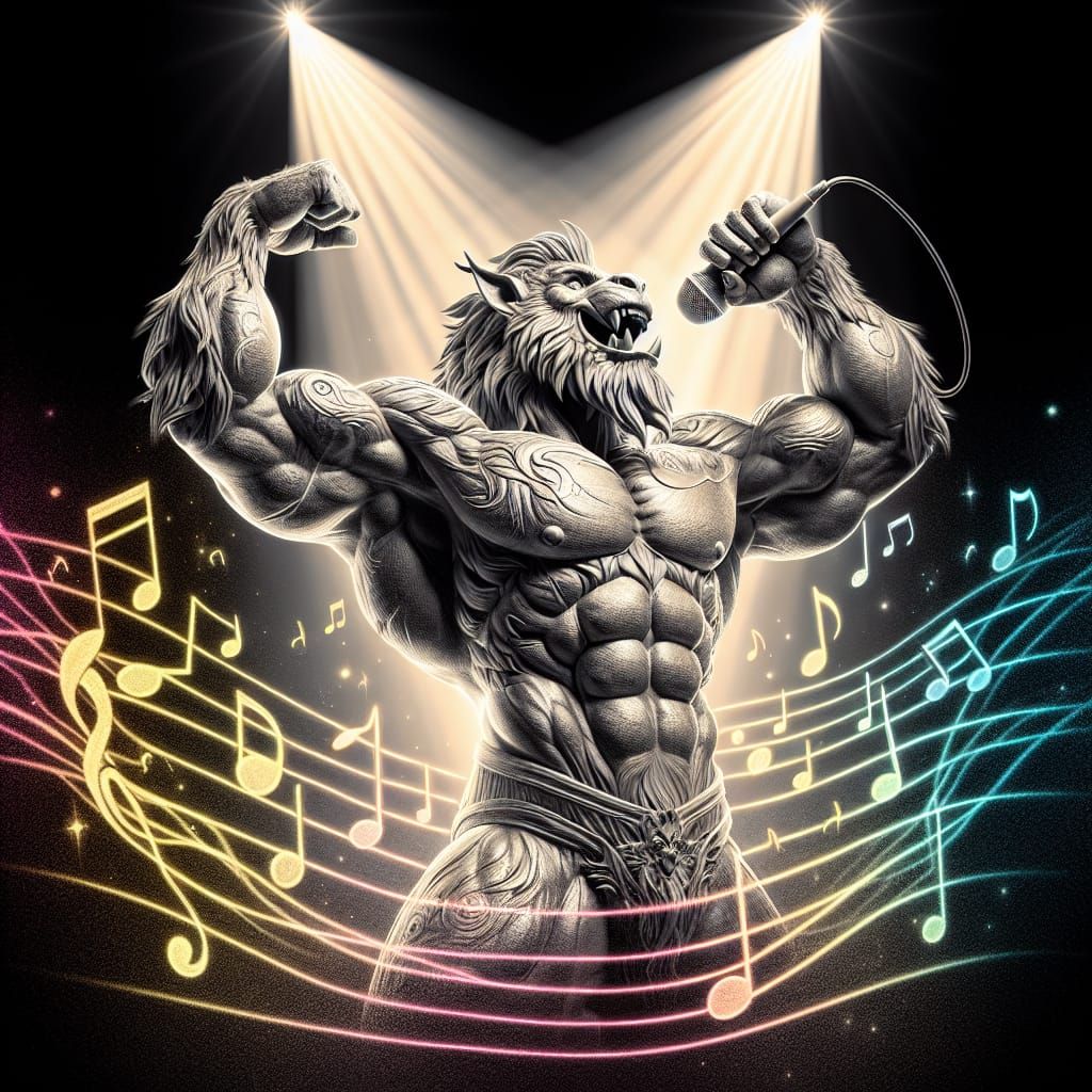 Ork Rockstar Shines Under Spotlight